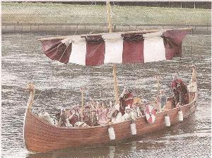 Vikingu laivas Drakas